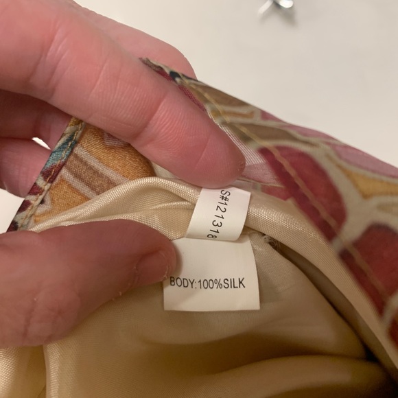 Silk strapless Kay Unger dress 8 - Picture 5 of 5